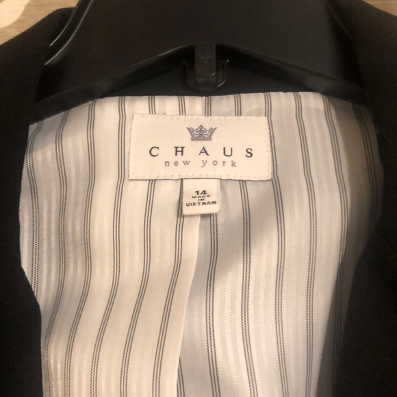 Chaus black blazer size 14; worn once - Picture 3 of 6